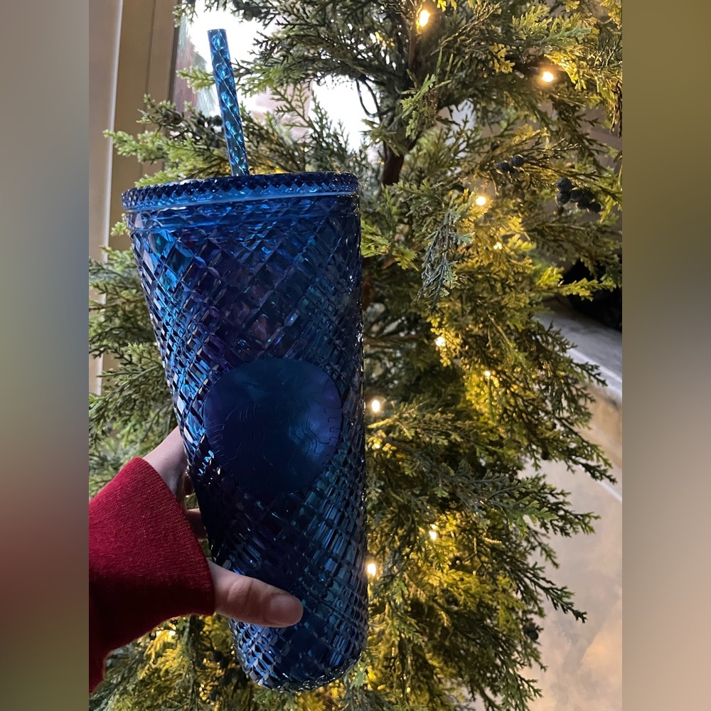 Starbucks Blue Jeweled Cold Cup💙